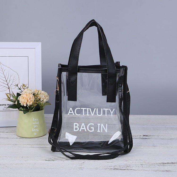 Custom 2 In 1 Transparent Shoulder Bag Jelly Handbag - 图片 6