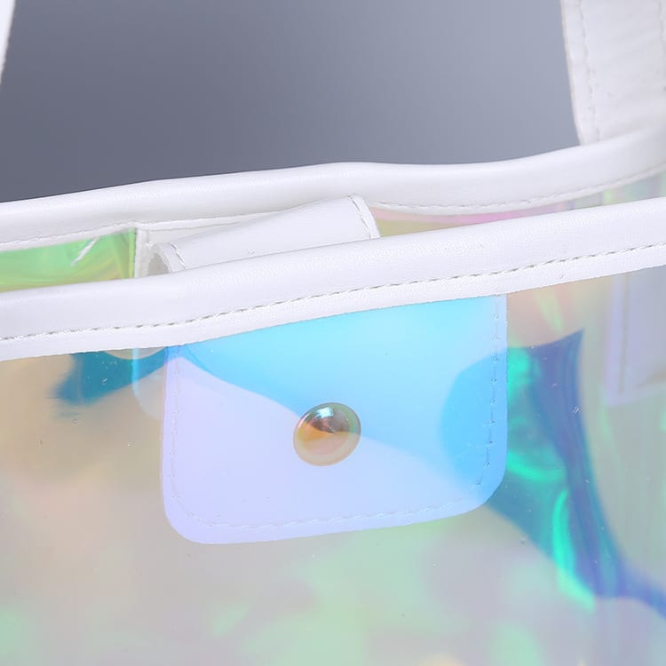 Custom PVC Clear Jelly Illusion Tote Bag - 图片 6