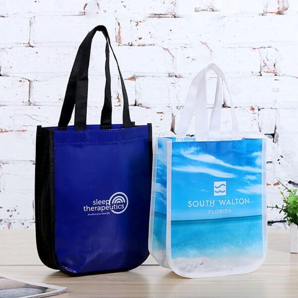 Rounded Grocery Tote Bags - Image 6