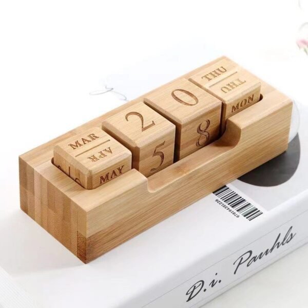 Cube Calendar with Rotatable Base - Image 6