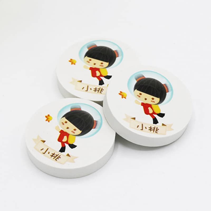 Multi-color Printing Round TPR Eraser - 图片 6