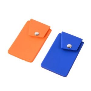 Custom Silicone Mobile Wallet Card Holder with Suction Cups - Image 7