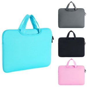 Felt Fabric Lock Button Laptop Sleeve - Image 7