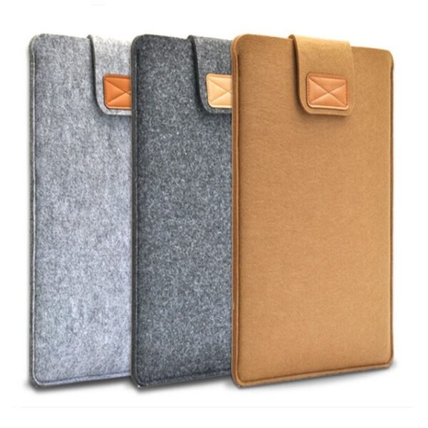 Felt Fabric Velcro Laptop Sleeve - Image 7