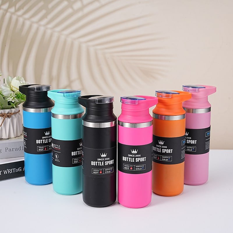 Stainless Steel Hand-held Thermos Bottle - 图片 7