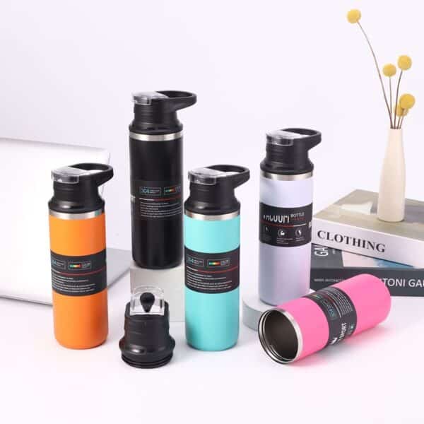 Double Layer Vacuum 304 Stainless Steel Insulated Bottle 17OZ - 图片 7