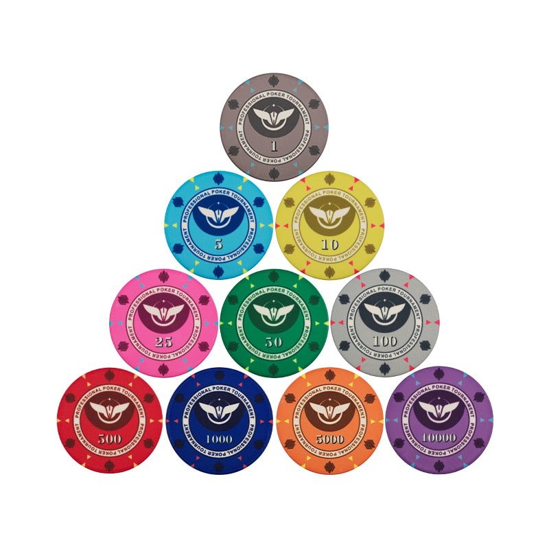 Full Color Ceramic Poker Chip with Logo - 图片 7