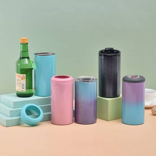 Multi Can Cooler - Tumbler & Can Cooler Combination 16OZ Solid Color - 图片 7