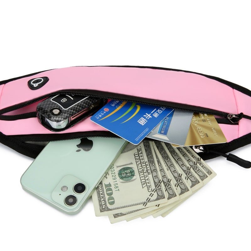Simple Double Layer Fanny Bag - Image 7