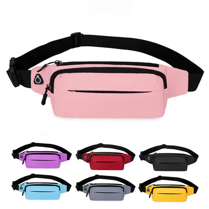 Multi-colored Double Layer Fanny Bag - Image 7