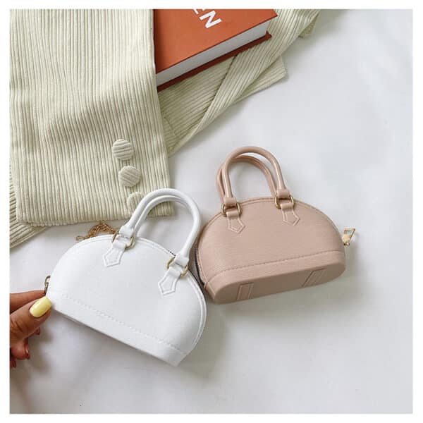 Mini Shell Pattern Handbag - Image 7