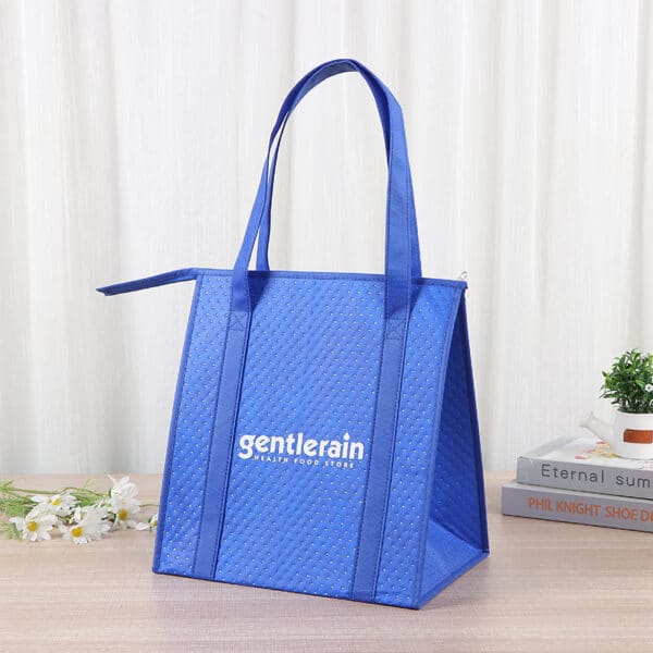 Non-woven Embossed Insulated Bag with Zipper - 图片 7