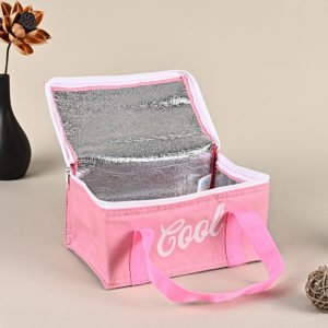 One-Color Printed Non-Woven Insulated Bag with Custom Logo - Image 7