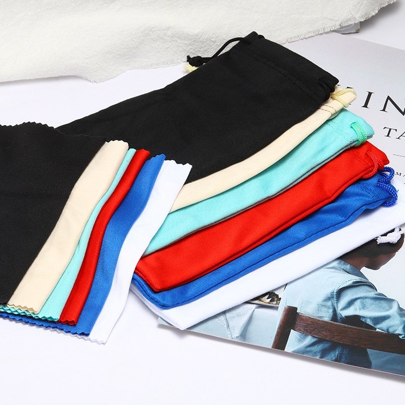 Multi-colored Microfiber Sunglasses Pouch - Image 7