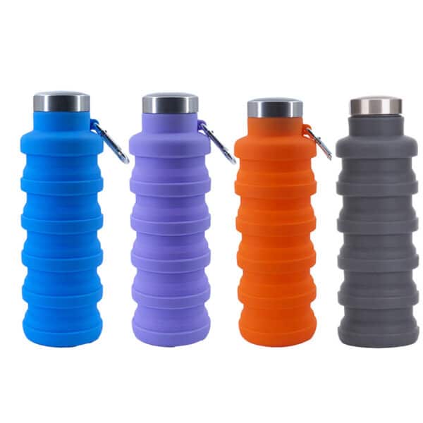 17 Oz Telescopic Silicone Water Bottle - 图片 7