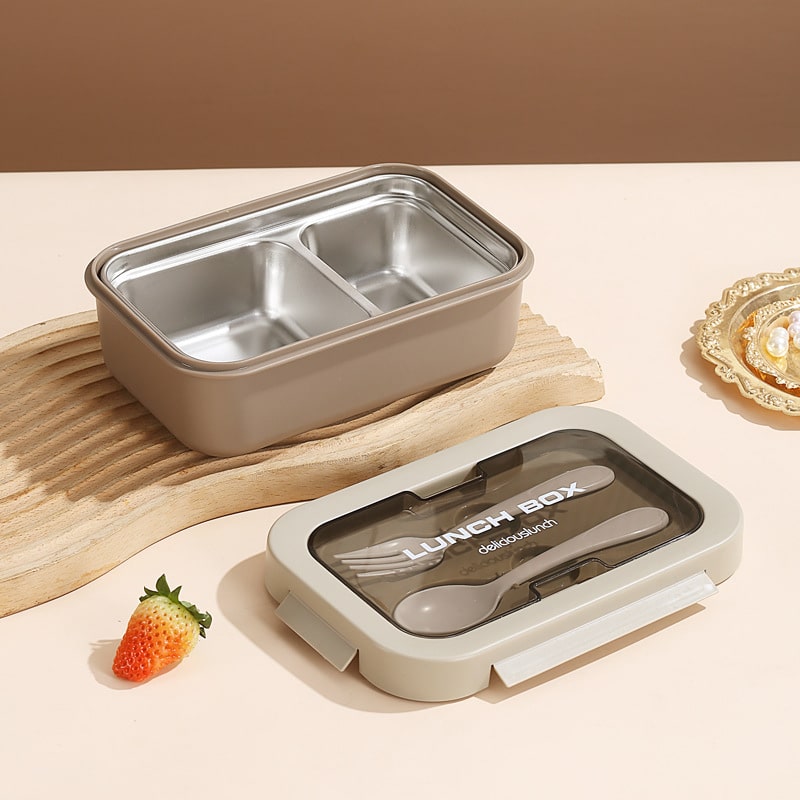 Custom Three Compartments Plastic Lunch Box - 图片 7
