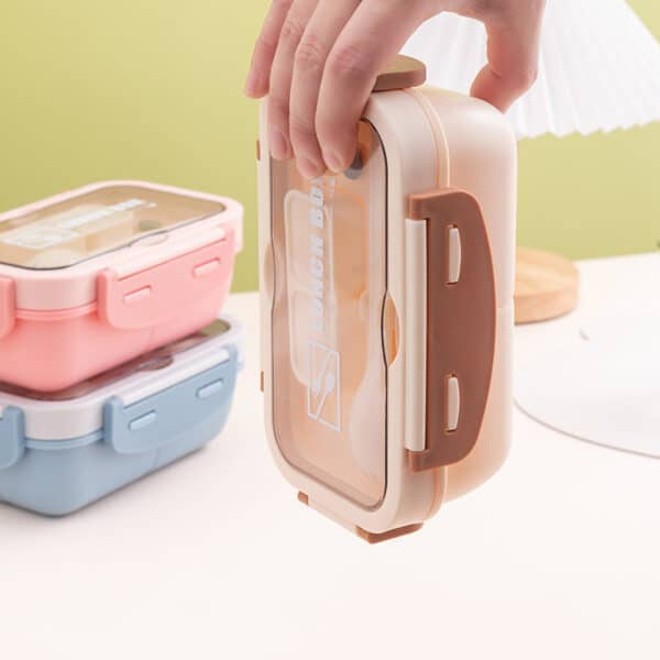 Custom Lunch Box with Dinnerware Compartment - 图片 7