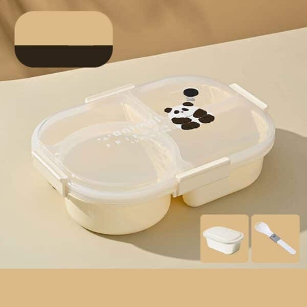 Plastic Cartoon Four Compartments Lunch Box - 图片 7