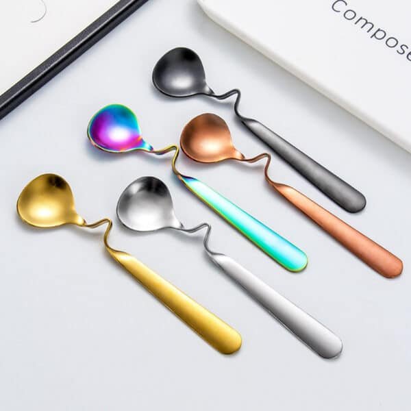 New Creative Stainless Steel Coffee Spoon - Image 7