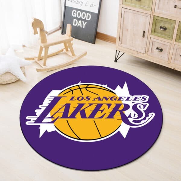 NBA Basketball Team Round Floor Mat - Image 7