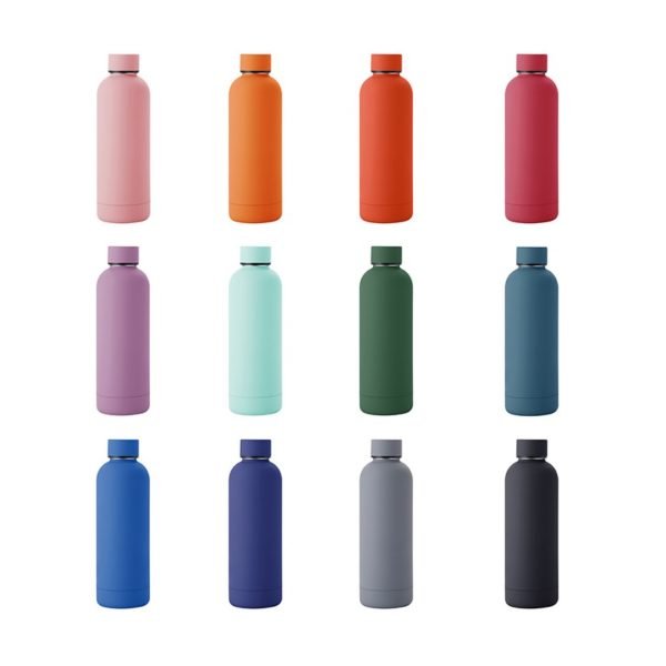 16oz Stainless Steel Handheld Insulated Crooked Mouth Sports Bottle - 图片 7