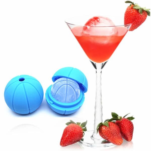 Silicone Basketball Shaped Ice Ball Mold - Image 8