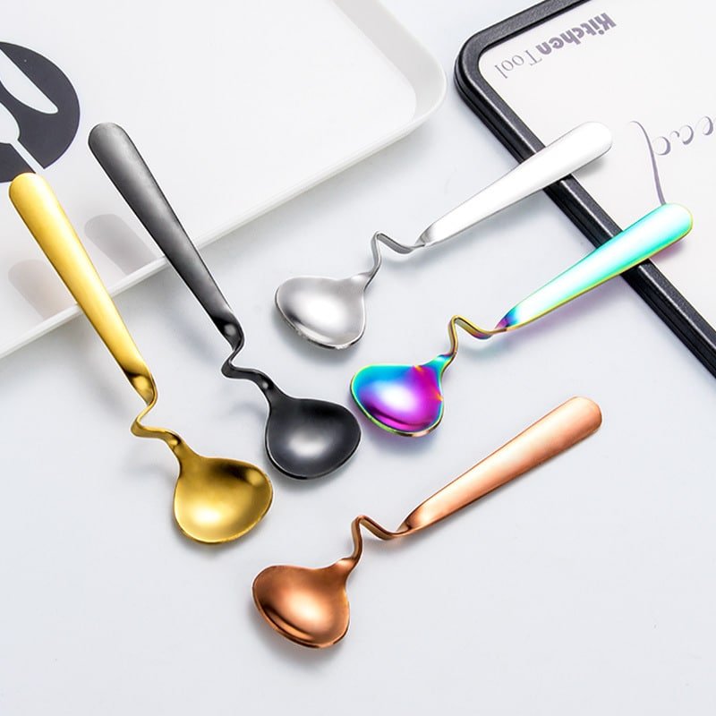 New Creative Stainless Steel Coffee Spoon - Image 8
