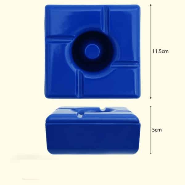 Square Melamine Ashtray with Lid - Image 8
