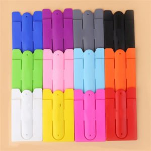 Custom Silicone Mobile Wallet Card Holder with Suction Cups - Image 8