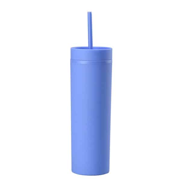 Plastic 16oz Strawing Cup Simple Advertising Water Bottle - 图片 8